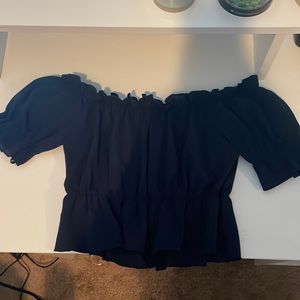 Shein blouse crop top